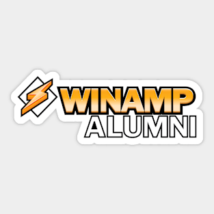 Winamp Alumni Sticker